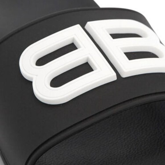BALENCIAGA Pool BB Slide Sandal - Picture 6 of 6